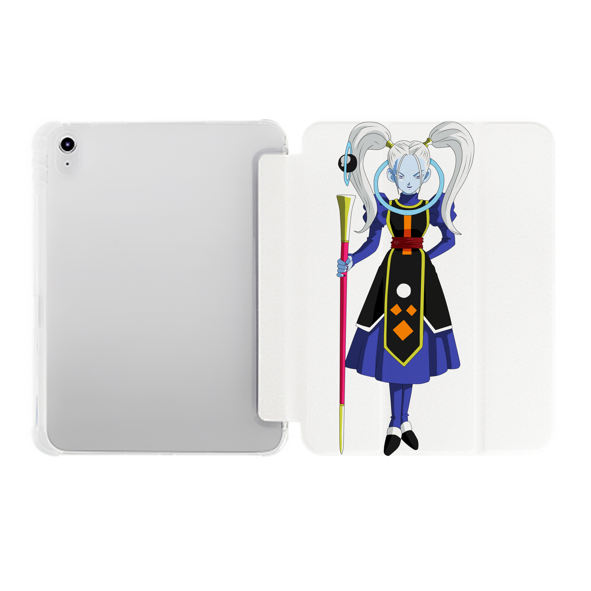 （画像用） ドラゴンボール DRAGON BALL IPad ケース ペン収納付き 三つ折りスタンド PUレザー×シリコン 対応機種9.5/10.5/10.9インチ